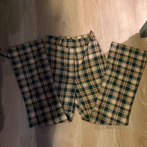 Plaid pants